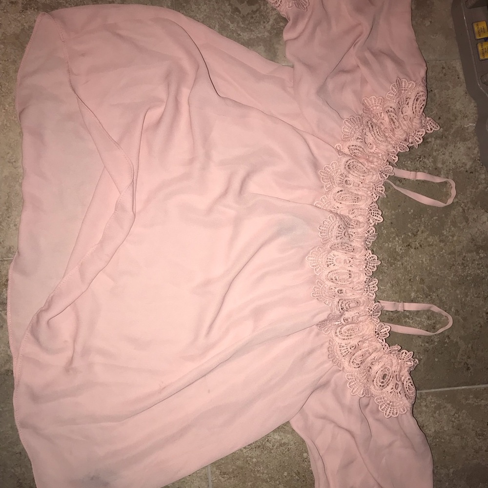 Pink blouse